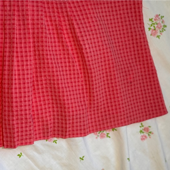 Two toned pink gingham Gap top w/ ajustable straps - Picture 4 of 6